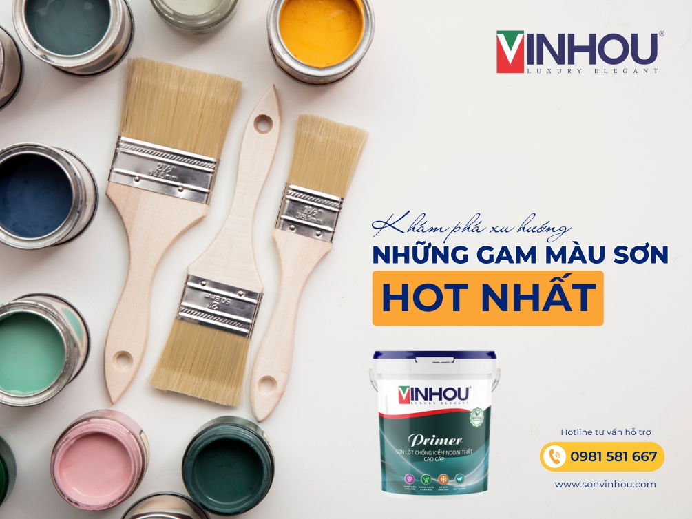 Khám phá xu hướng những gam màu sơn hot năm 2025 cùng Sơn Halitex