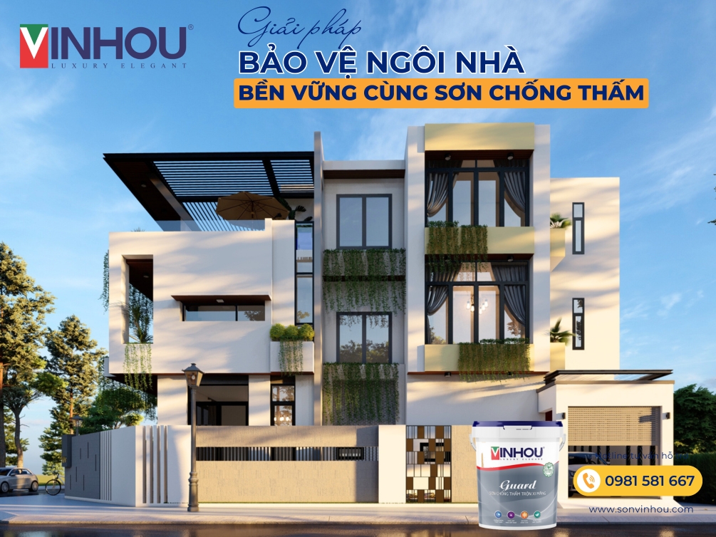 Giải pháp bảo vệ ngôi nhà bền vững từ gốc cùng sơn chống thấm Halitex